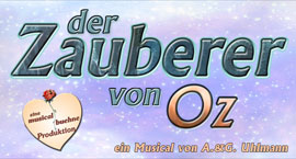 Das Werbeplakat für die musicalbuehne-Produktion 'Der Zauberer von Oz' 2015/2016